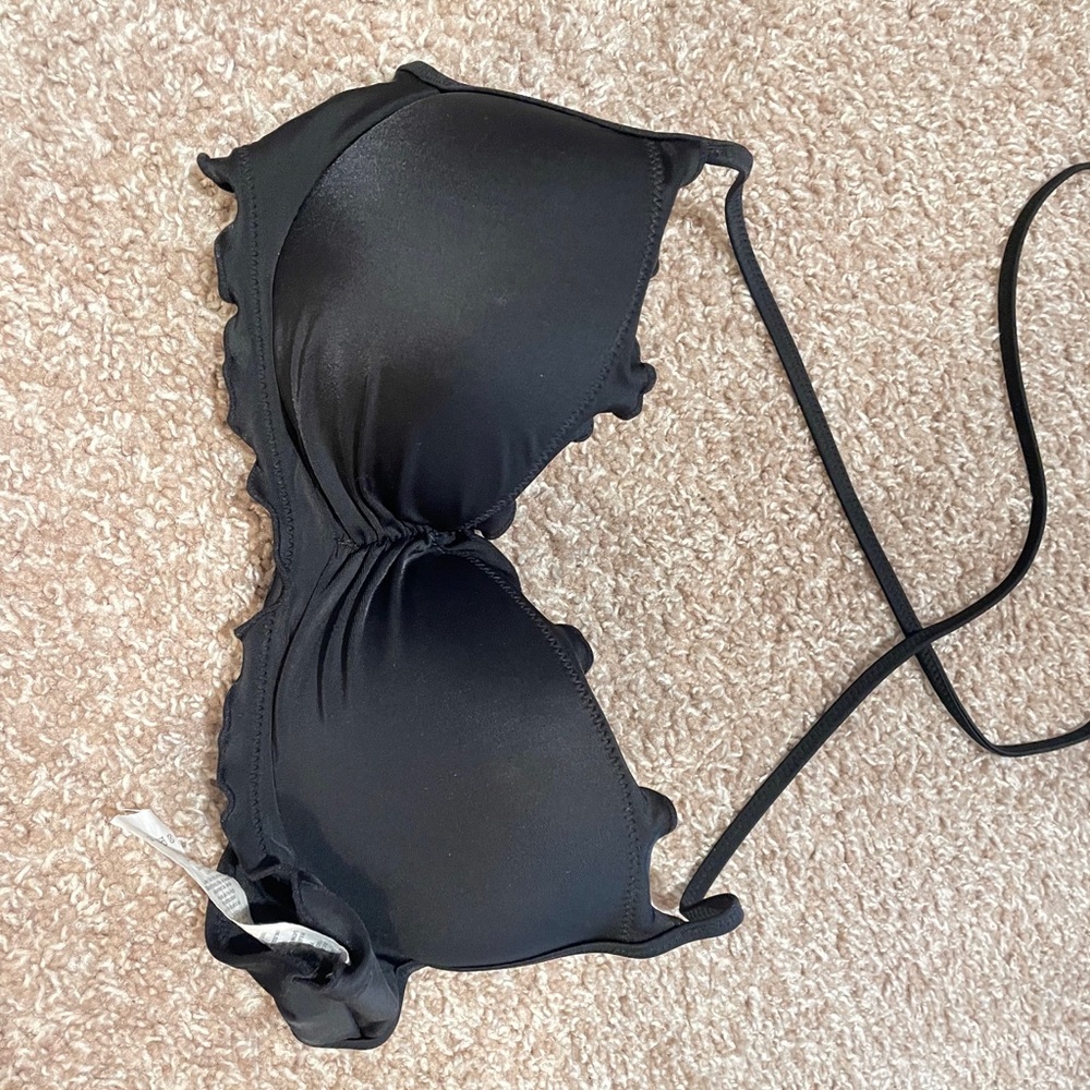 Push up halter bikini top